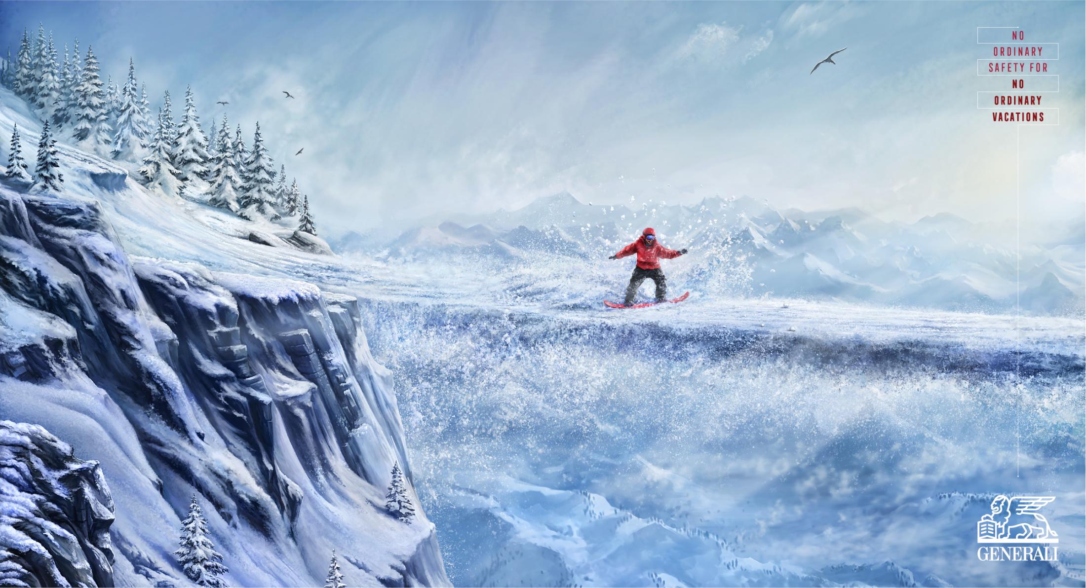 Sıradan Olmayan Tatil, Snowboard - GENERALI-türkiyenin-reklamları